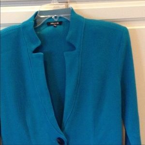 NEW Misook jacket M turquoise - classic